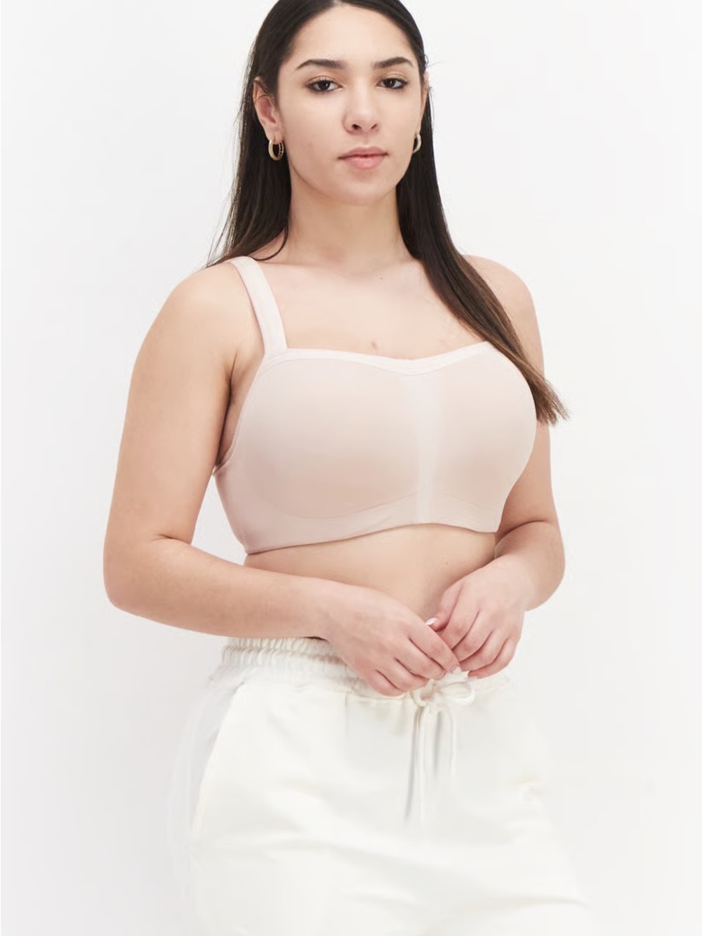 Le Mystere Hi Impact Sports Bra 920 Pale Pink 34DDD Underwire